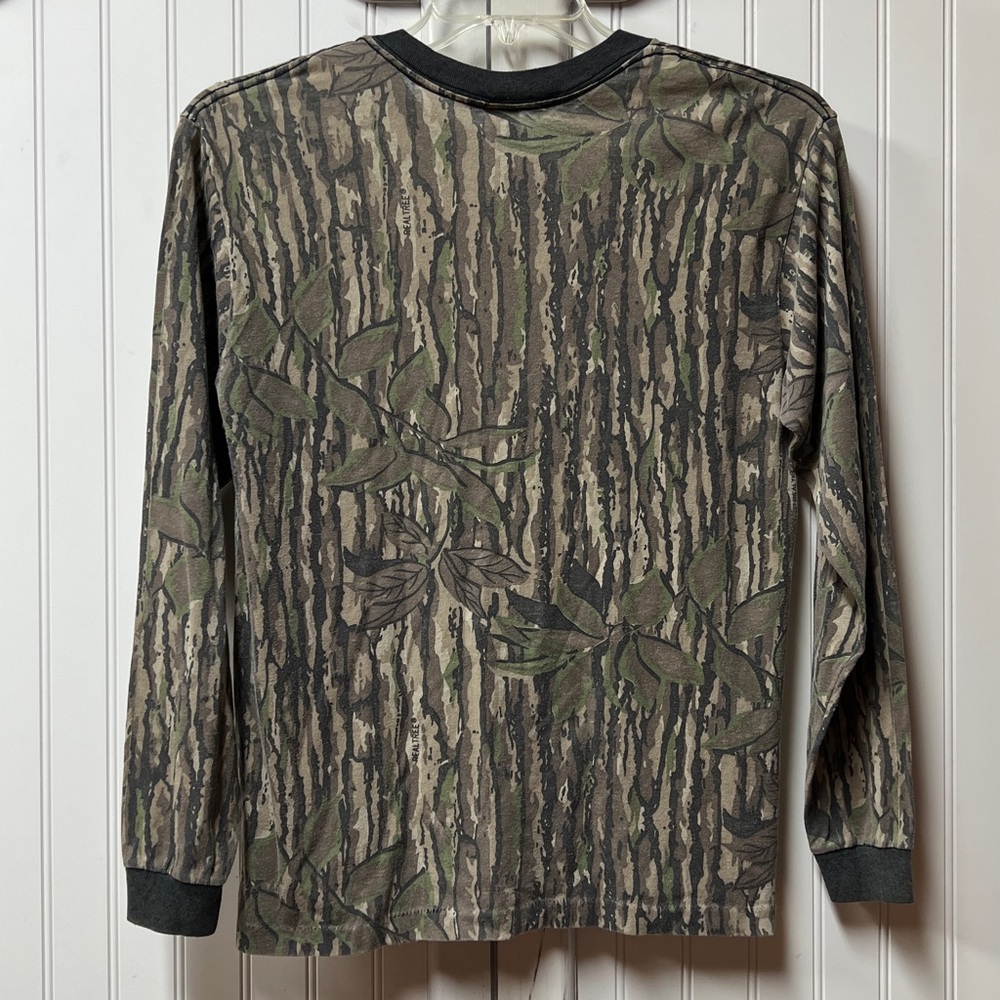 80s Realtree Camo Long Sleeve M Vintage - Picture 3 of 6